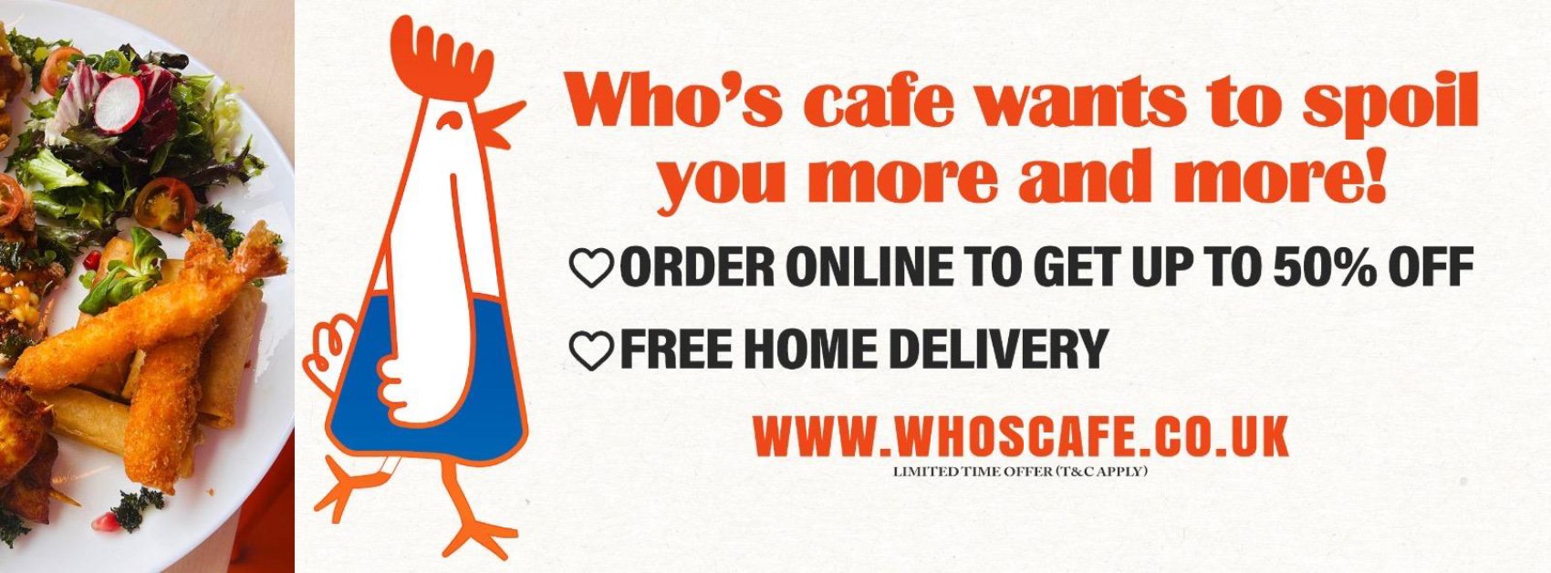 Who’s Café offers and discounts 