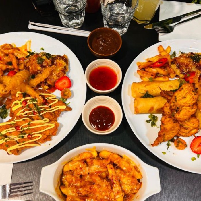 korean food served at Who’s Café. 