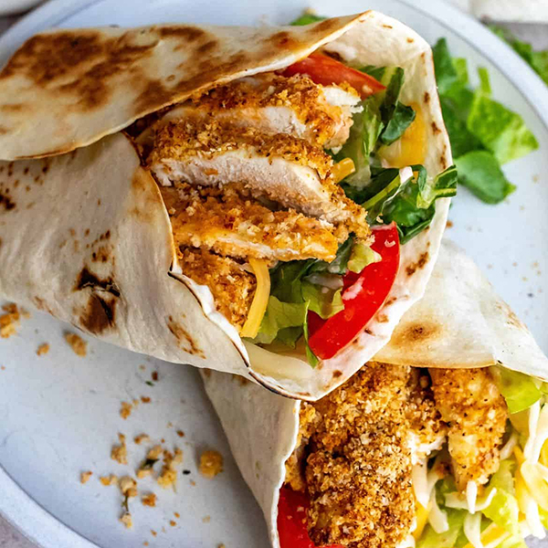 Who's Cafe? Shawlands Crispy Chicken Wraps